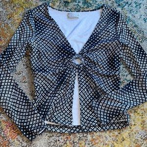 Urban Outfitters Clarissa plunge V-neck size Small.